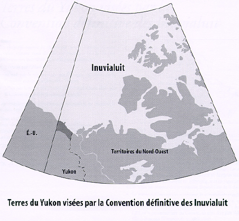 Terres du Yukon visées par la Convention définitive des Inuvialuit