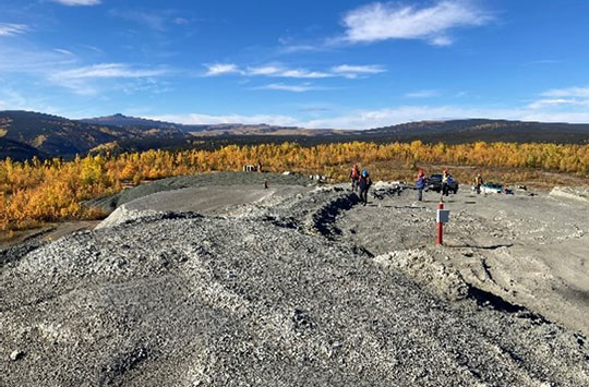 Site minier de Clinton Creek.