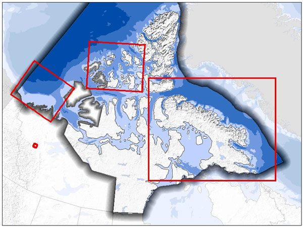 map of Northern Oil and Gas regions of interest