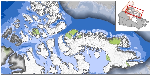 Image map of regions of interest for Northern Oil and Gas