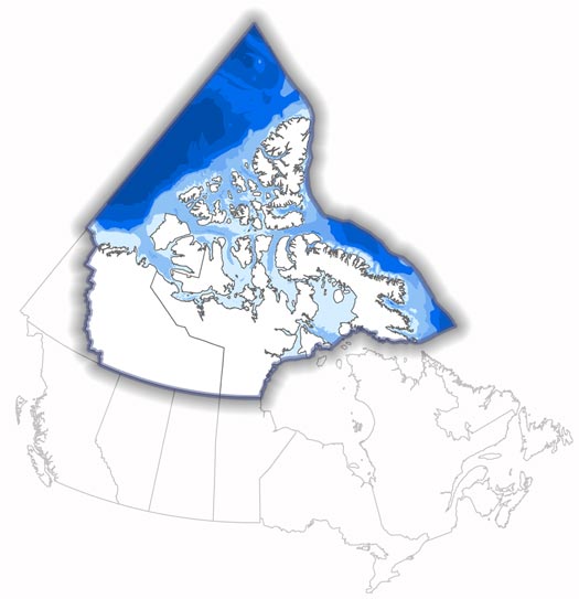 Carte de Terres domaniales du Nord canadien