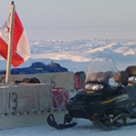 Le campement d'une équipe de recherche dans l'Arctique.