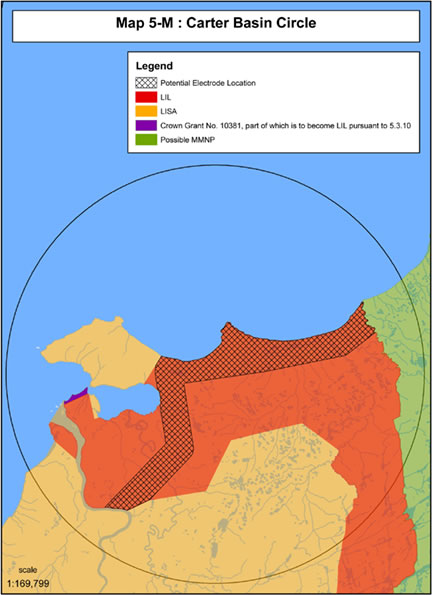 Map 5-M: Carter Basin Circle