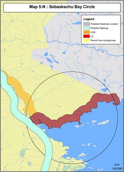 Map 5-N: Sebaskachu Bay Circle