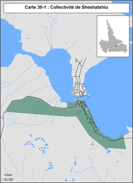 Carte 28-1 : Région du Bas-Churchill