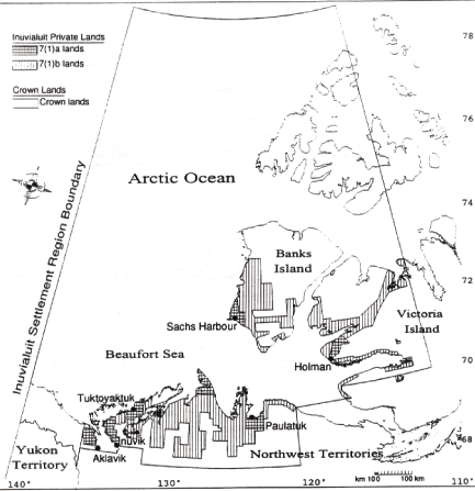 Appendix 1: Map of the Inuvialuit Settlement Region