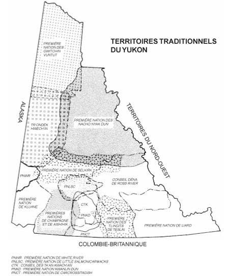 Annexe IX : Carte des Territoires Traditionnels