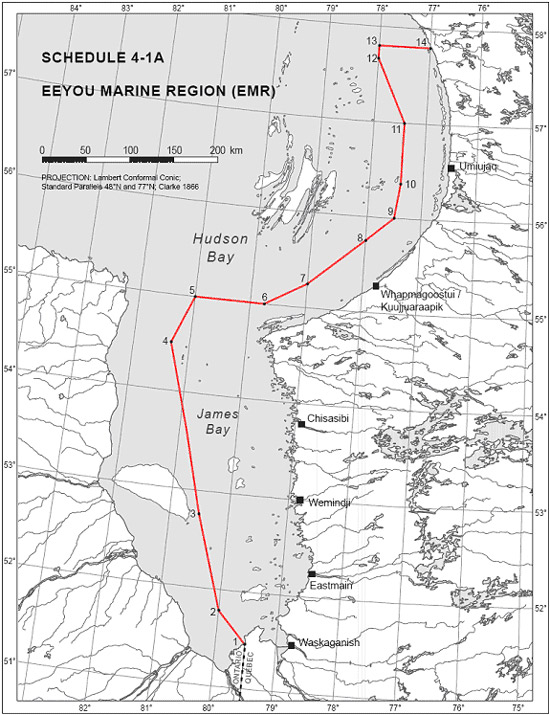 Schedule 4-1A Eeyou Marine Region (EMR)