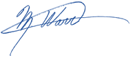Signature of Mark Warren