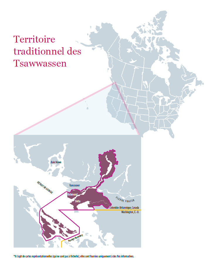 Figure: Carte de Territoire traditionnel des Tsawwassen